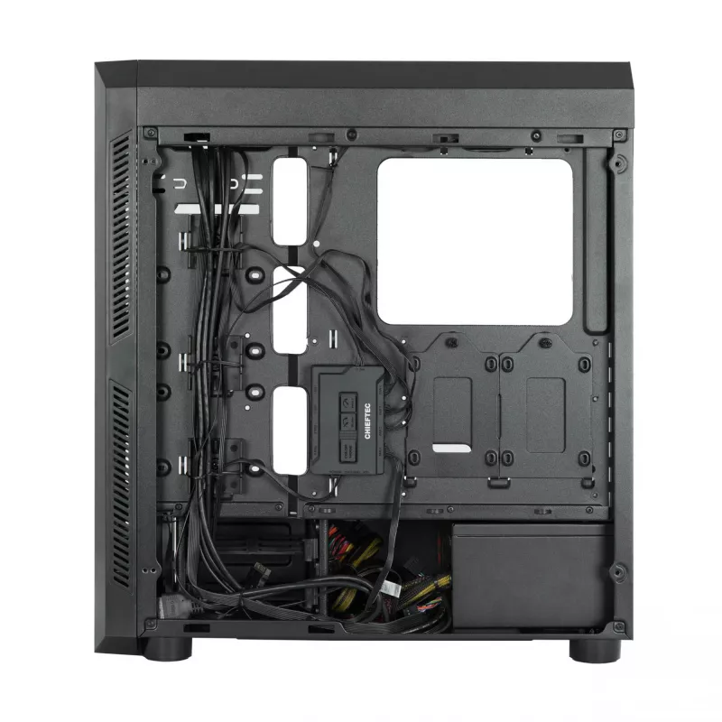 Chieftec Scorpion 3 GL-03B-OP case Midi Tower, ATX/MicroATX/Mini-ITX, nero, RGB, pannelli in vetro