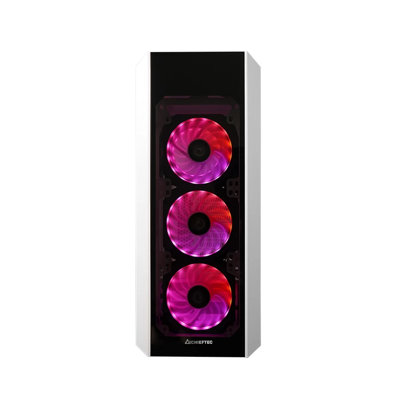 Chieftec GL-03W-OP case per computer Midi Tower bianco