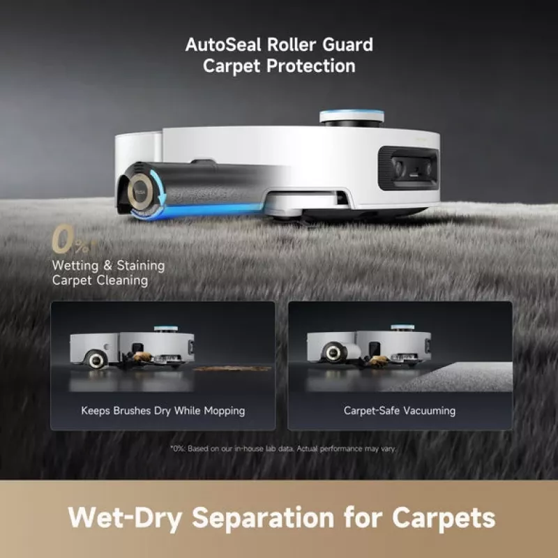 Robot aspirapolvere Dreame Aqua10 Ultra Roller Complete bianco