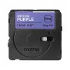 Nastro per etichette Brother BTAG-F31 nero su lilla 1,2 cm 4 m