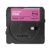 Nastro per etichette Brother BTAG-P35 bianco su rosa 1,2 cm 4 m
