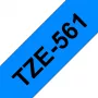 Nastro laminato Brother 36 mm, nero su blu, TZe, grigio, trasferimento termico, Cina, 5 anno/i