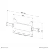 Neomounts ADS20-425BL1 supporto per laptop 11,6-17,3 pollici - VESA - universale