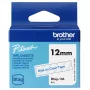 Nastro per etichette Brother BTAG-133 blu su trasparente