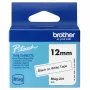 Nastro per etichette Brother BTAG-231 nero su bianco 1,2 cm 4 m