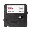 Nastro per etichette Brother BTAG-232 rosso su bianco 1,2 cm 4 m