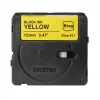 Nastro per etichette Brother BTAG-631 nero su giallo 1,2 cm 4 m