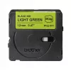Nastro per etichette Brother BTAG-G31 nero su verde 1,2 cm 4 m
