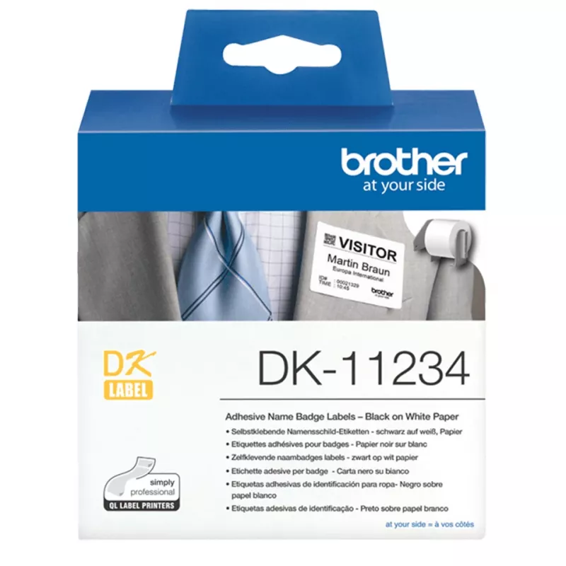 Brother DK-11234 etichetta per stampante bianco etichetta adesiva per stampante