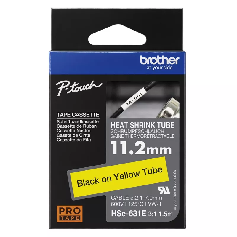 Nastro per etichette Brother HSE-631E