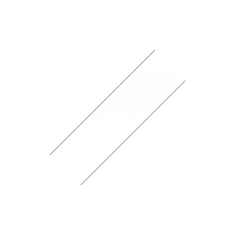 Nastro per etichettatura Brother TZe145 18 mm bianco su trasparente