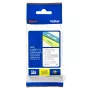 Nastro per etichettatura Brother TZe145 18 mm bianco su trasparente