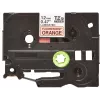 Nastro per etichette Brother TZe TZEB31 12 mm nero su arancione fluorescente