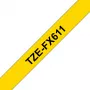 Nastro per etichettatura Brother TZE-FX611 nero su giallo