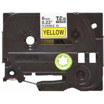 Nastro per etichettatura Brother TZE-FX611 nero su giallo
