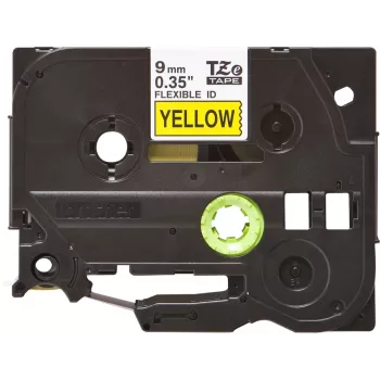 Nastro per etichettatura Brother TZE-FX621 nero su giallo