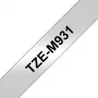 Nastro per etichettatura Brother TZE-M931 nero su argento