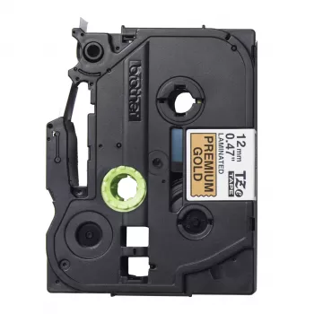 Nastro per etichettatura Brother TZE-PR831 nero su oro