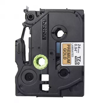 Nastro per etichettatura Brother TZE-PR851 nero su oro