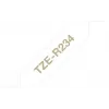 Nastro per etichettatura Brother TZE-R234 oro su bianco