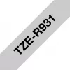 Nastro per etichettatura Brother TZE-R931 nero su argento
