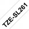 Nastro per etichettatura Brother TZE-SL261 nero su bianco