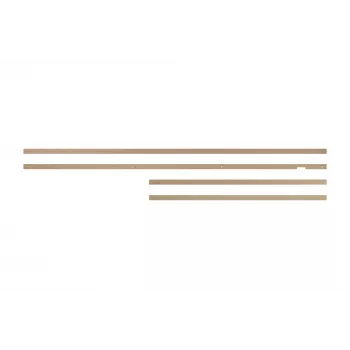 Cornice TV Samsung VG-SCFA55TKBXC — plastica effetto legno, pezzi 35,6×1241,1×17,7 mm e 24,6×714,2×17,7 mm, peso 430 g