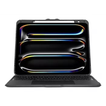 Custodia con tastiera TARGUS VersaVu THZ989NO per iPad Pro 13 pollici – Bluetooth, tastiera girevole rimovibile, custodia protettiva