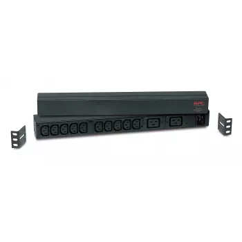 APC RACK PDU BASIC 1 U 16A 230V unità di distribuzione dell'alimentazione (PDU) 12 uscite AC 0U/1U nero