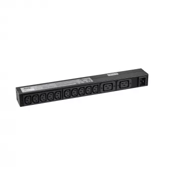 APC RACK PDU BASIC 1 U 16A 230V unità di distribuzione dell'alimentazione (PDU) 12 uscite AC 0U/1U nero