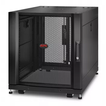 APC NetShelter SX, case per rack server, 12U, nero, 658H x 600B x 900T mm