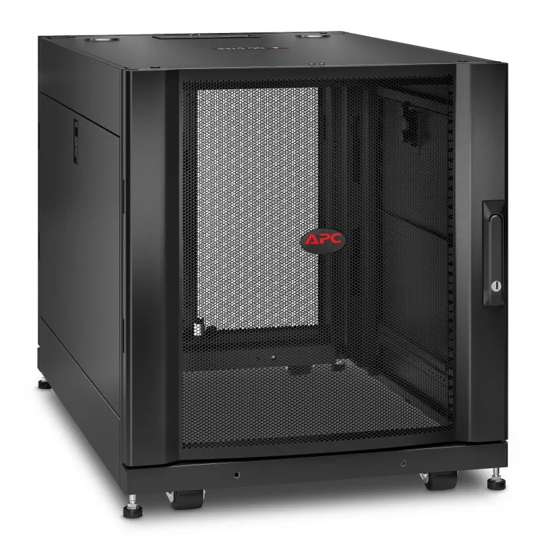 APC NetShelter SX, case per rack server, 12U, nero, 658H x 600B x 900T mm