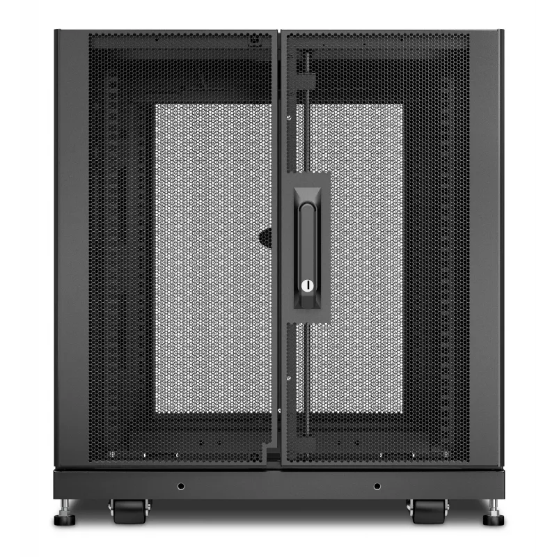 APC NetShelter SX, case per rack server, 12U, nero, 658H x 600B x 900T mm