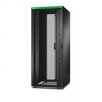 APC Easy Rack, 42U, nero, con tetto, ruote, piedini, 4 staffe e pannelli laterali, senza fondo, 1991H x 800W x 1000D mm