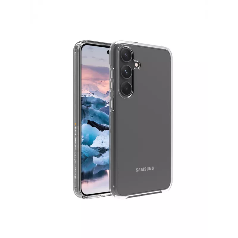 Custodia dbramante1928 Galaxy S24 trasparente monocromatica ammortizzazione urti
