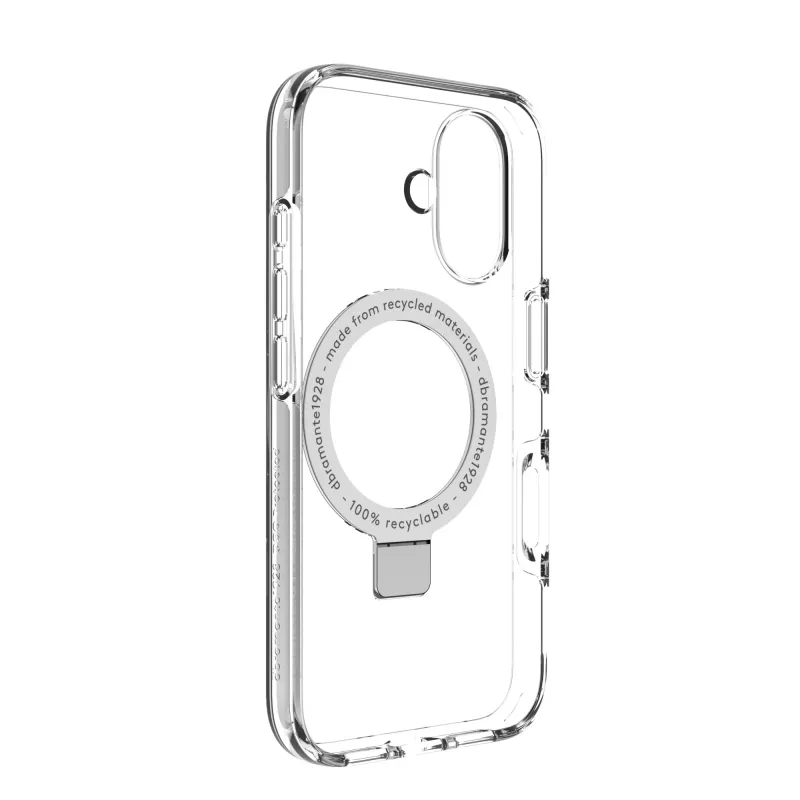 Custodia dbramante1928 Iceland Ultra D3O MS Kick iPhone 16 trasparente