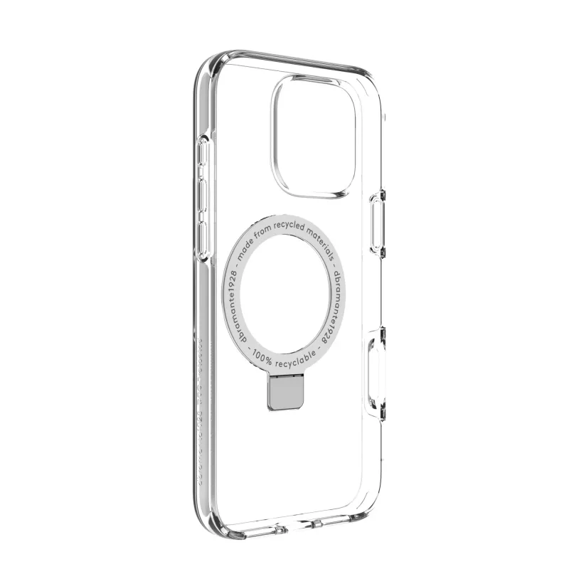 Custodia dbramante1928 Iceland Ultra D3O MS Kick iPhone 16 ProMax trasparente