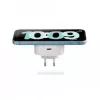 Adattatore di ricarica wireless Zens ZESC18W/00 bianco, ricarica rapida 18W, pad ricevitore Qi