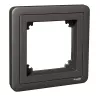 Schneider Electric Exxact placca 1 posto con adattatore 7, antracite
