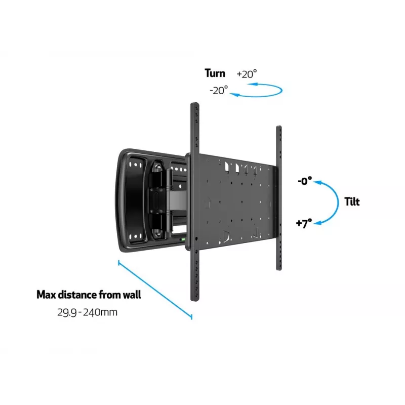 Staffa Multibrackets M VESA super sottile Tilt & Turn
