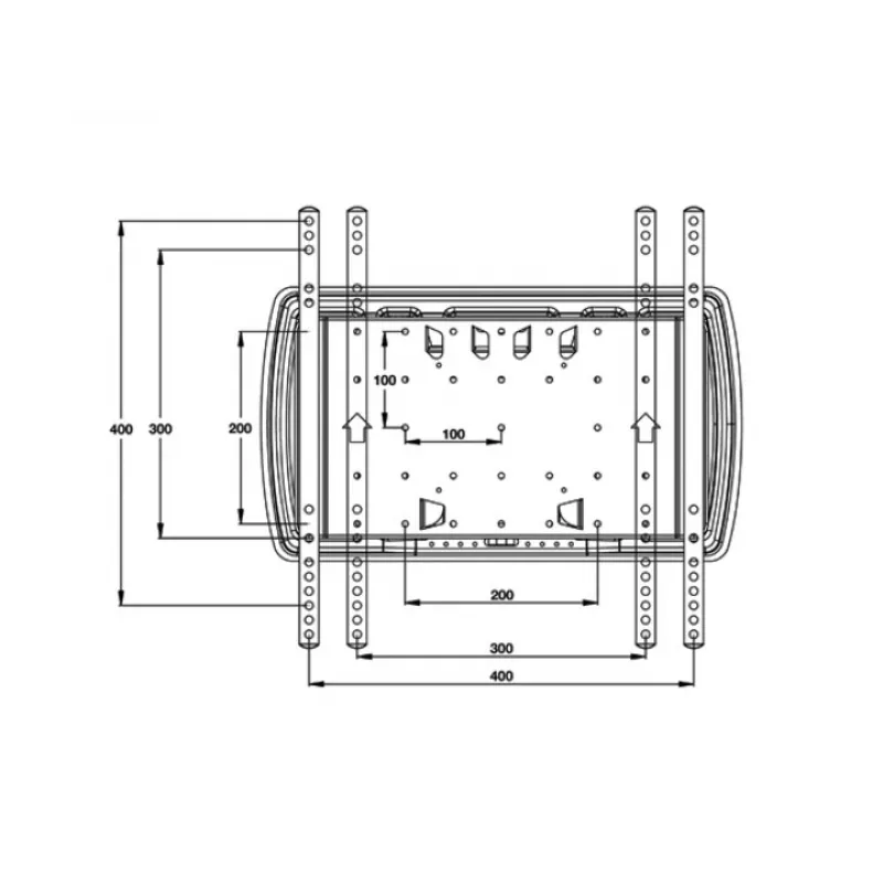 Staffa Multibrackets M VESA super sottile Tilt & Turn