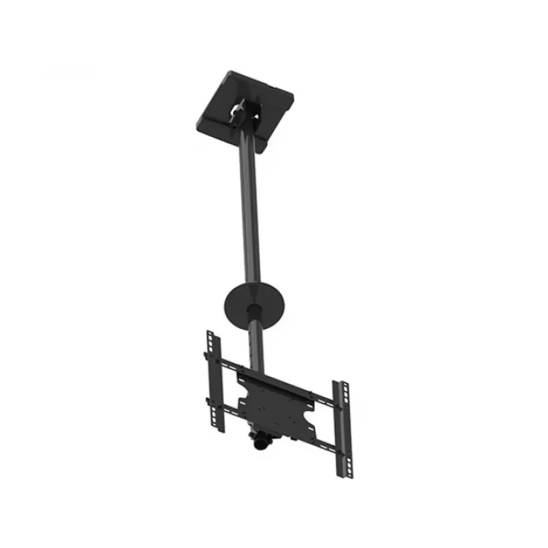 Multibrackets M Public Ceilingmount Medium Single supporto a soffitto, 81,3–116,8 cm (32–46 pollici), max 70 kg, VESA da 100x100 a 400x400, inclinazione da -5 a +15°, nero