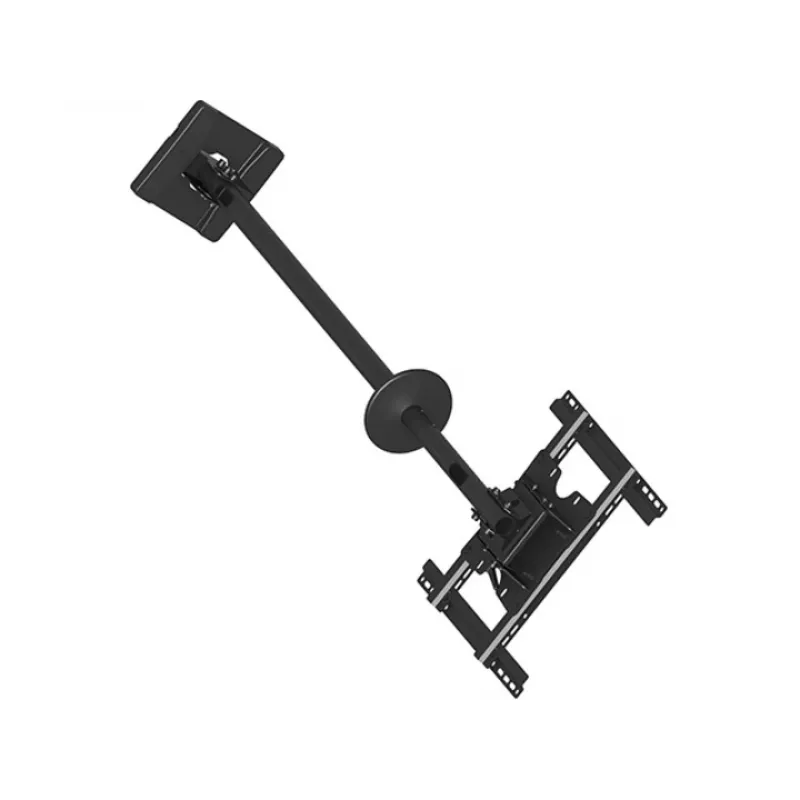 Multibrackets M Public Ceilingmount Medium Single supporto a soffitto, 81,3–116,8 cm (32–46 pollici), max 70 kg, VESA da 100x100 a 400x400, inclinazione da -5 a +15°, nero
