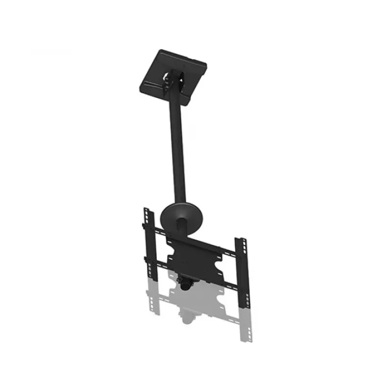 Multibrackets M Public Ceilingmount Medium Single supporto a soffitto, 81,3–116,8 cm (32–46 pollici), max 70 kg, VESA da 100x100 a 400x400, inclinazione da -5 a +15°, nero