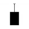 Multibrackets M Public Ceilingmount Medium Single supporto a soffitto, 81,3–116,8 cm (32–46 pollici), max 70 kg, VESA da 100x100 a 400x400, inclinazione da -5 a +15°, nero