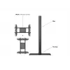 Supporto display Multibrackets M 180 single nero con base