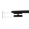 Supporto display Multibrackets M 180 single nero con base