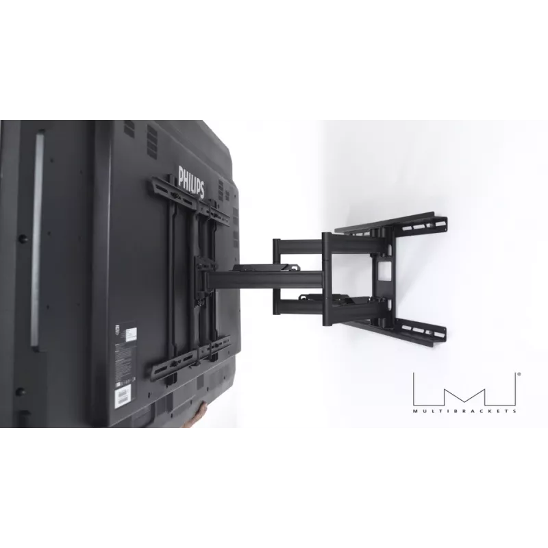 Staffa per palo Multibrackets M Universal Flexarm Pro 60 kg heavy duty nero