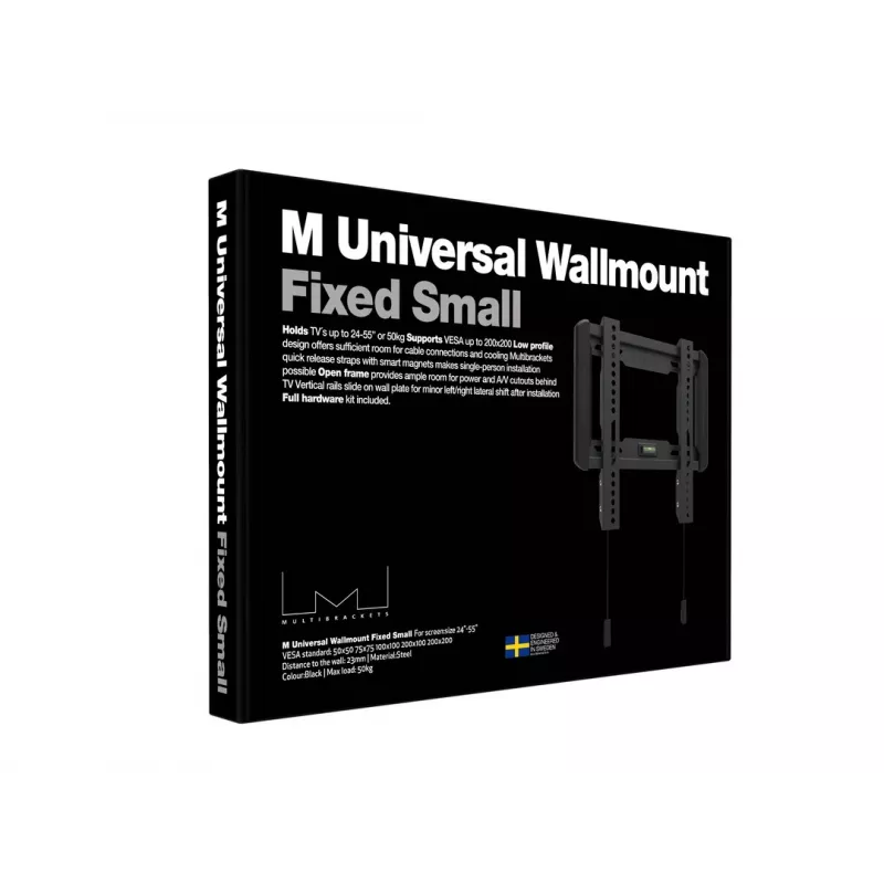 Multibrackets M Universal Wallmount Fixed small nero