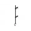 Desk Mount Multibrackets M VESA Officeline dual vertical nero